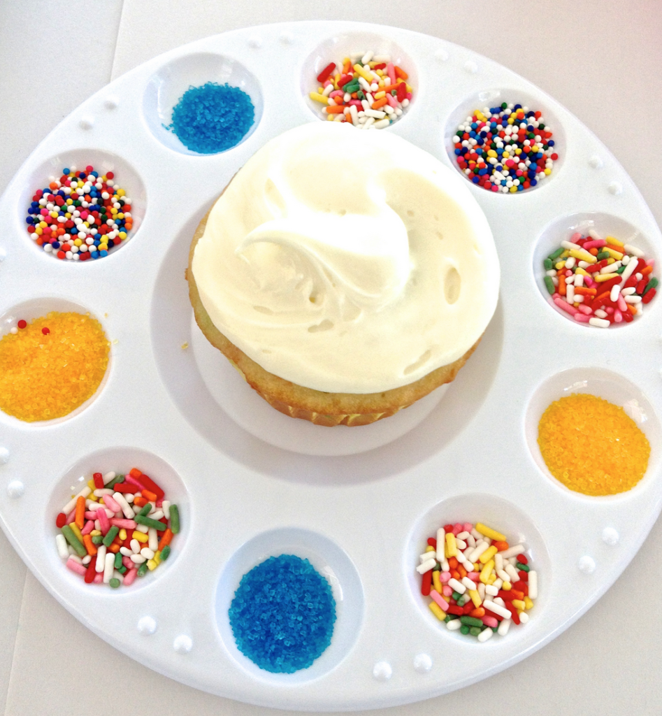 Princess Party Activity - Rapunzel's Cupcake Paint Palette