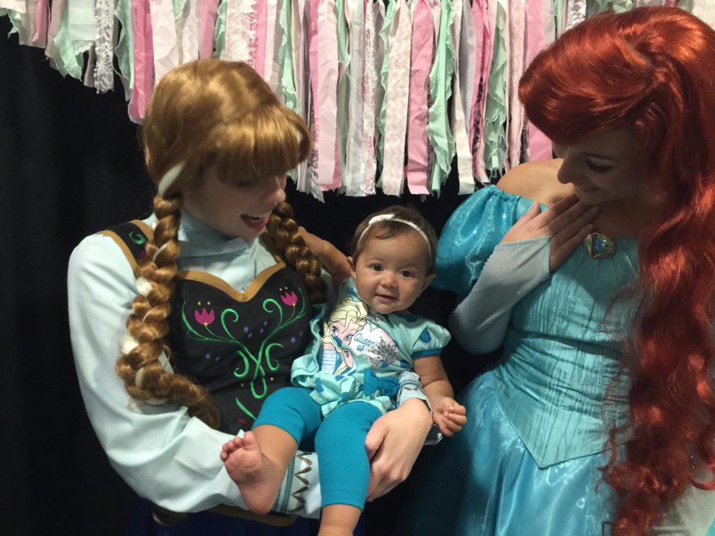 Parties with Character Princess at Kids Day Tampa Bay 2016