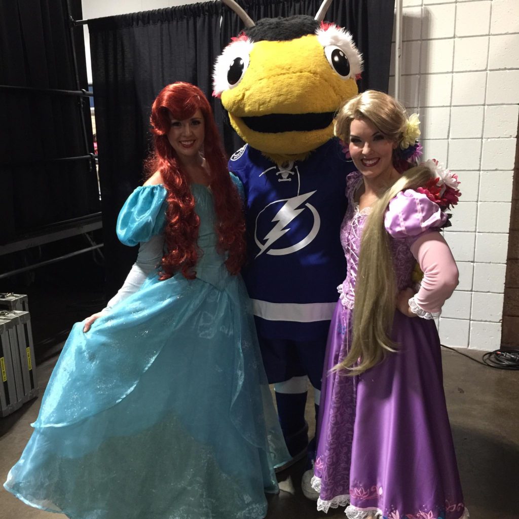Parties with Character Princesses meet ThunderBug at Kids Day 2016 in Tampa