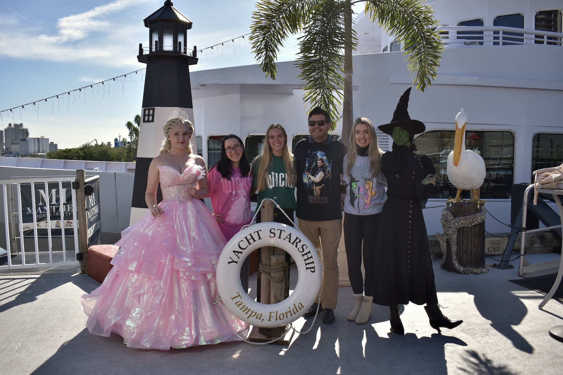 Hire elphaba and glinda tampa wicked party parties with character