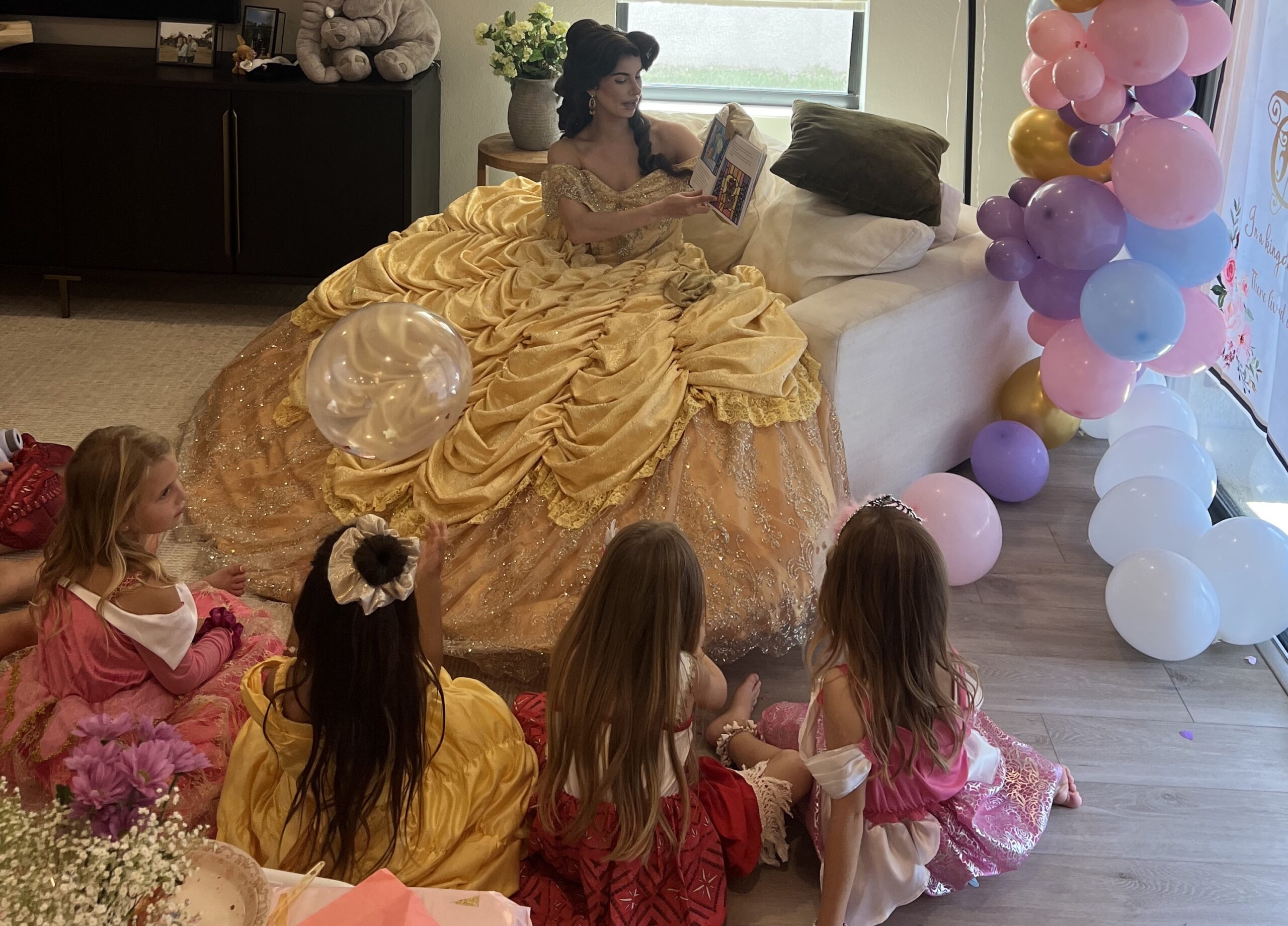 Rent a princess for a birthday party in Tampa with Parties with Character